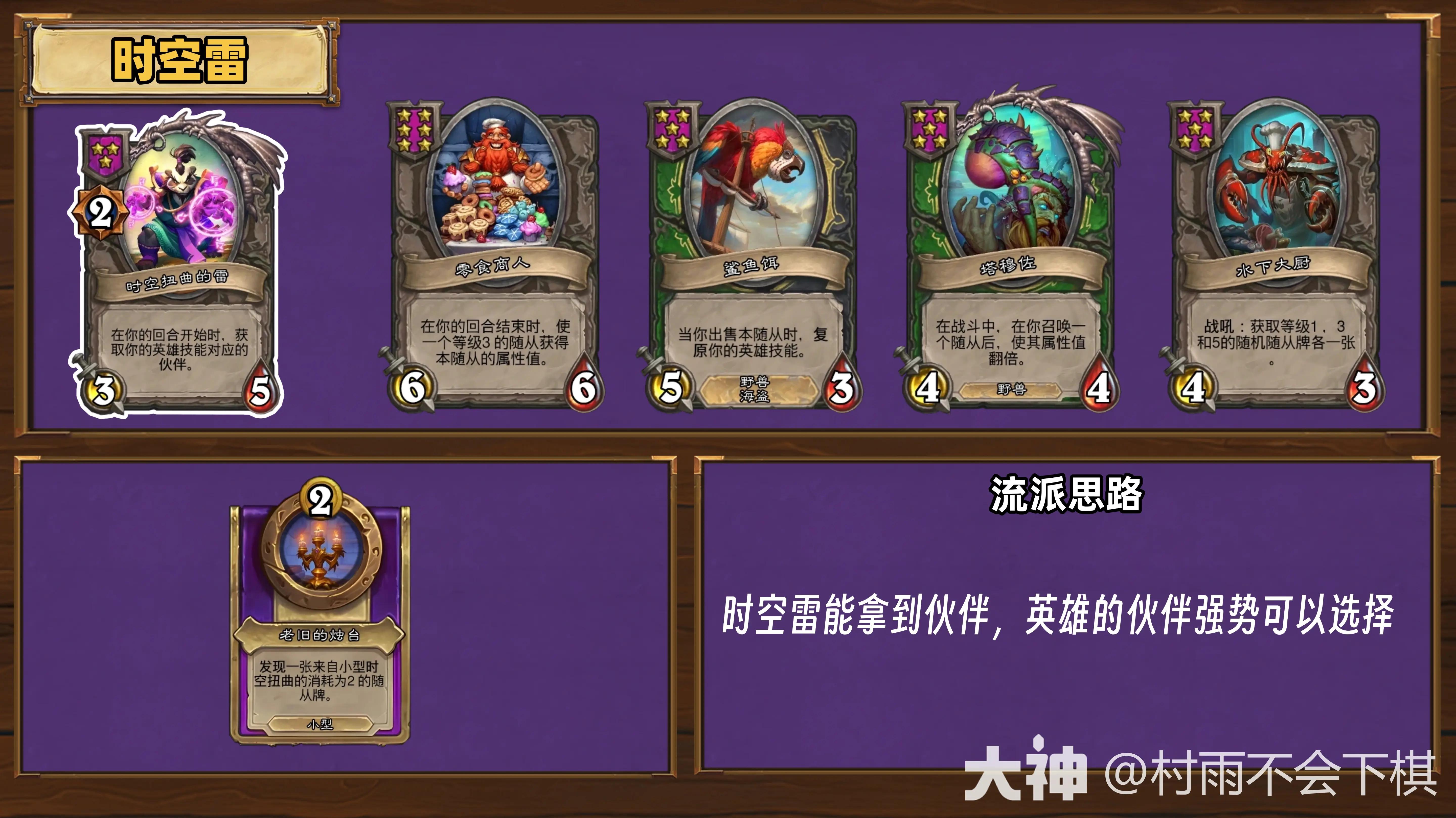 酒馆战棋35.6.2版本时空雷阵容怎么玩