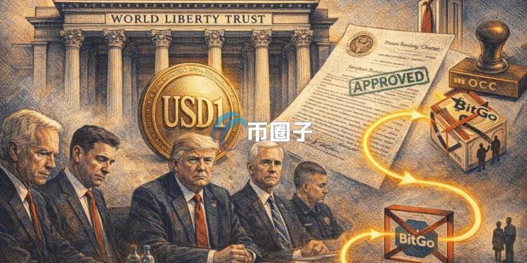 传特朗普家族加密货币项目WLFI将拿下美国国家信托银行牌照！美元稳定币USD1将甩开中介