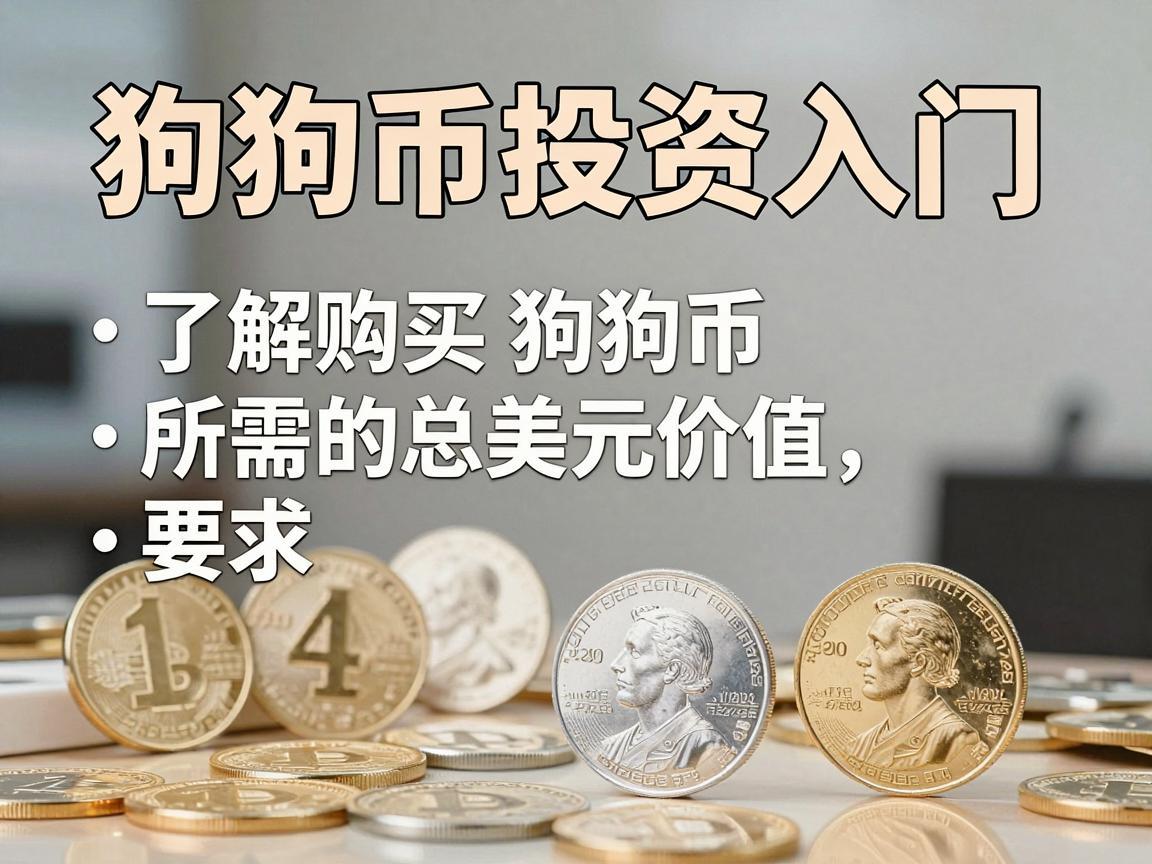 狗狗币投资入门，了解购买狗狗币所需的美元价值