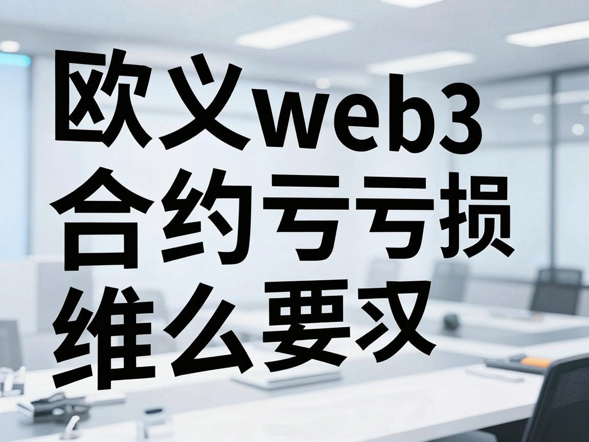 欧义web3合约亏损怎么维权