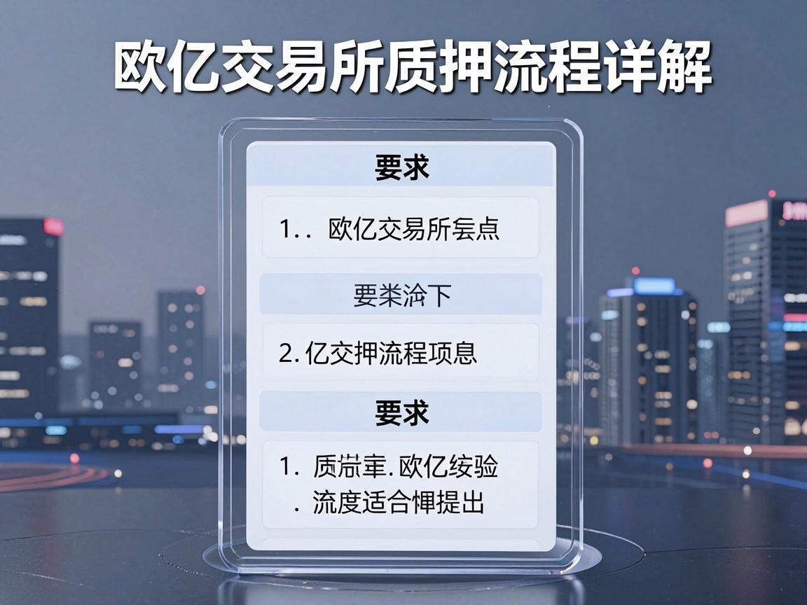 欧亿交易所质押流程详解
