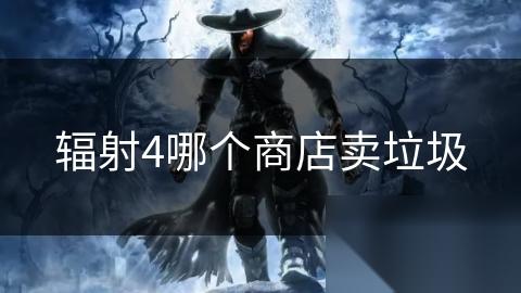 辐射4哪个商店卖垃圾