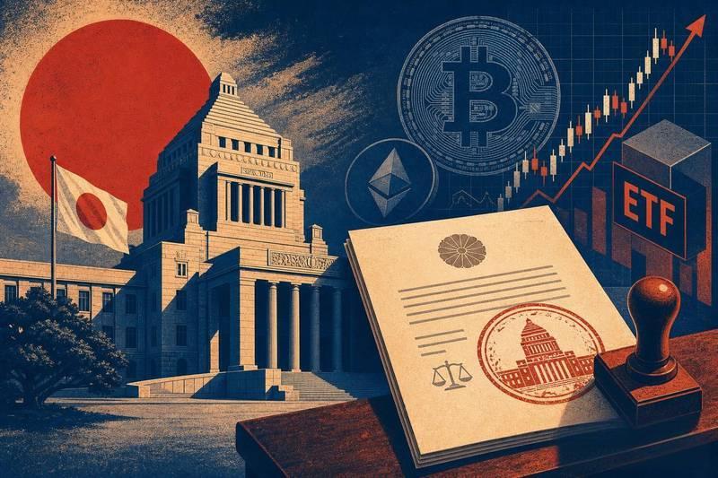 日本参议院通过 金融商品交易法 修正案，设定20%加密货币税率并解除ETF禁令
